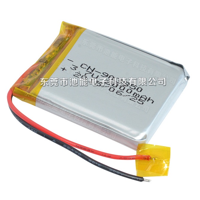 2000mAh鋰電池 903850 3.7V 帶溫控開(kāi)關(guān)